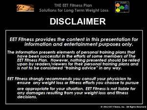 disclaimer oct 2012