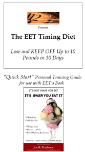 EET personal training guide cover