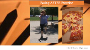 eating after exercise