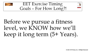 exercise timing 5 years