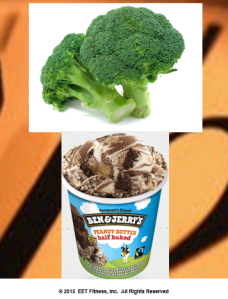broccoli over ben and jerrys